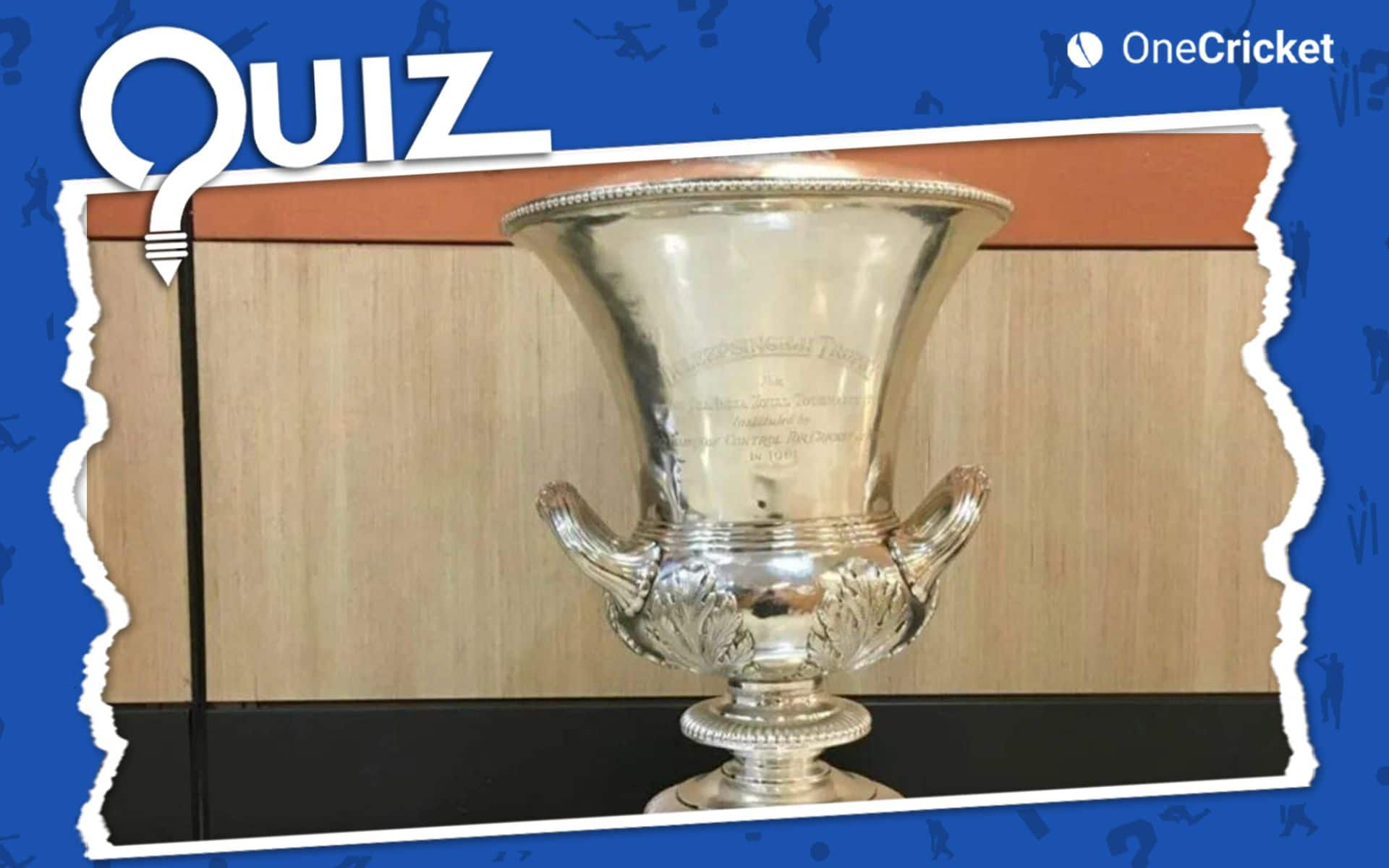 Cricket Quiz On Duleep Trophy: Can You Answer These Questions Accurately?